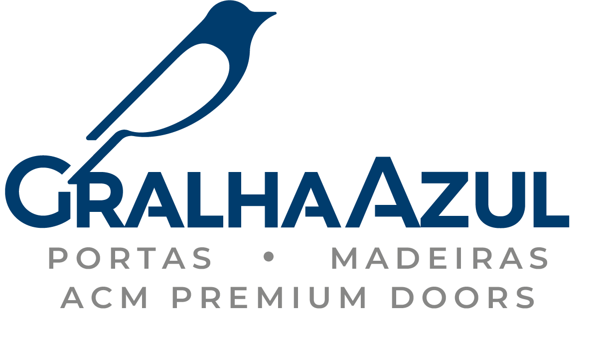 Logo de Gralha Azul Portas, Madeiras e ACM Premium Door