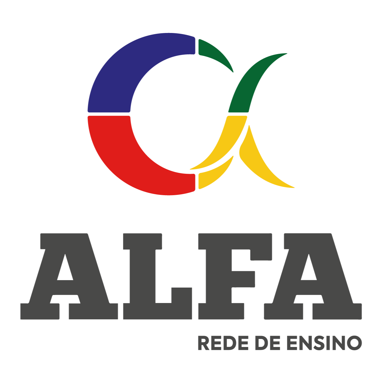 Logo de Alfa Rede de Ensino