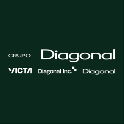 Logo de grupo diagonal