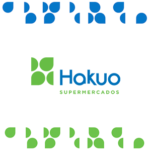 Logo de Rede Hakuo de Supermercados